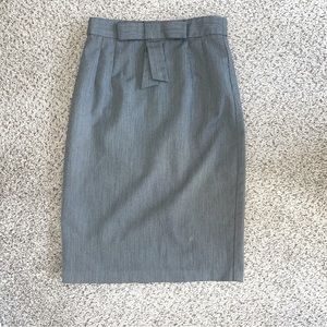 Bow tie front Pencil skirt